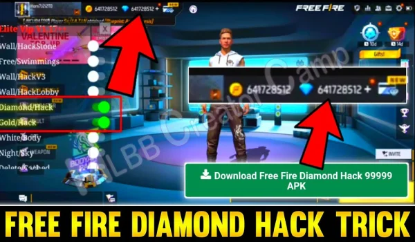 How To Hack Free Fire Diamonds 99999 