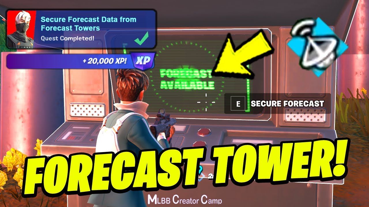 Forecast Towers Fortnite Locations & How to find them easily